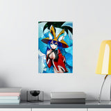 Sugoii anime art print by Weylin Kuro — framed preview