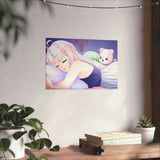 Sweet Dreams Sunny anime matte poster, room mockup