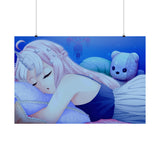 Sweet Dreams Soft Hours anime art print by Picaru, framed preview