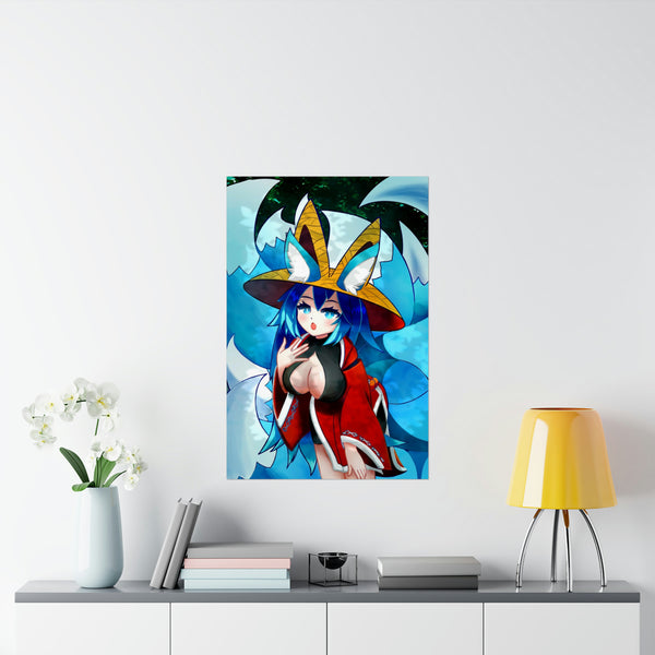 Sugoii original anime art print, matte 175gsm poster by Weylin Kuro, 12×18 and 24×36 inch