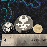 NEO TWEWY Player pin-back button, back view