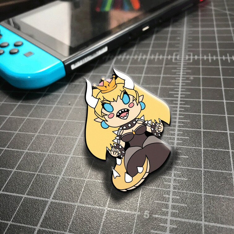 Mini Rawr Bowsette Pin