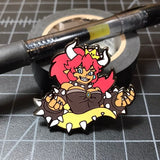 Mushroom Kingdom Crown enamel pin set, alternate view