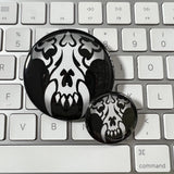 TWEWY Tigris Cantus tiger Noise emblem pin-back button, The World Ends With You fan art, 1.25 and 2.25 inch