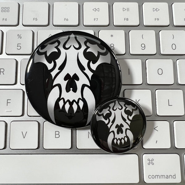 TWEWY Tigris Cantus tiger Noise emblem pin-back button, The World Ends With You fan art, 1.25 and 2.25 inch